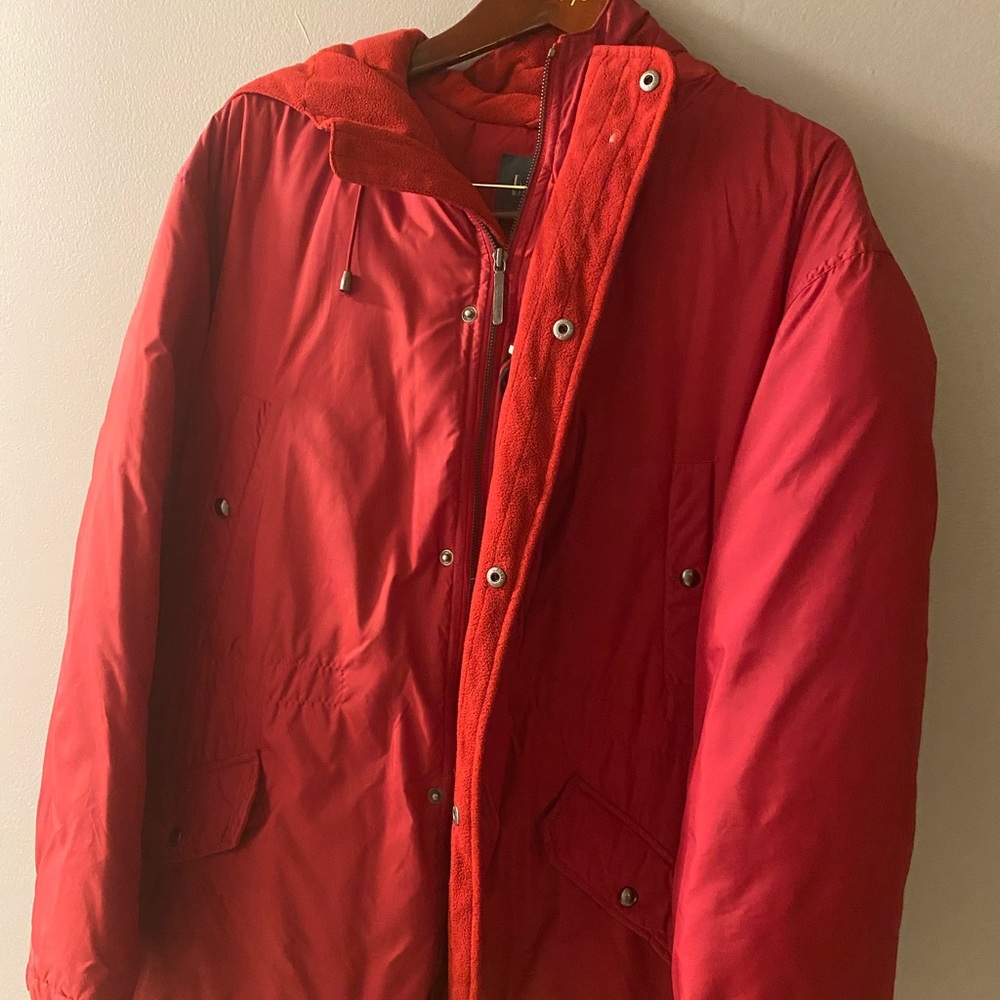 Red, Heavy, Winter Coat